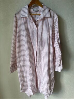 Harshman Striped Button Down Dress